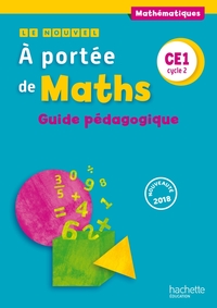 Image de Le Nouvel A portée de maths CE1 - Guide pédagogique - Ed. 2018