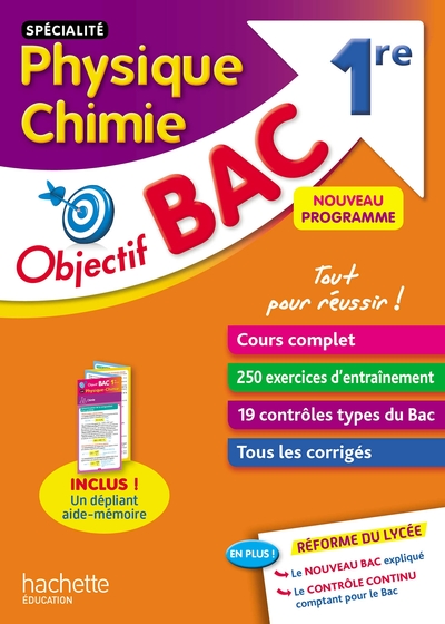 Picture of Objectif Bac Spécialité Physique Chimie 1ère