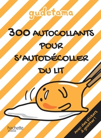 Image de Gudetama - 300 autocollants pour s'autodécoller du lit