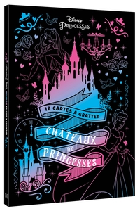 Image de DISNEY PRINCESSES - Les Ateliers - Bloc - 12 cartes à gratter - Châteaux de princesses
