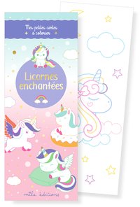 Image de Licornes enchantées - Mes petites cartes à colorier
