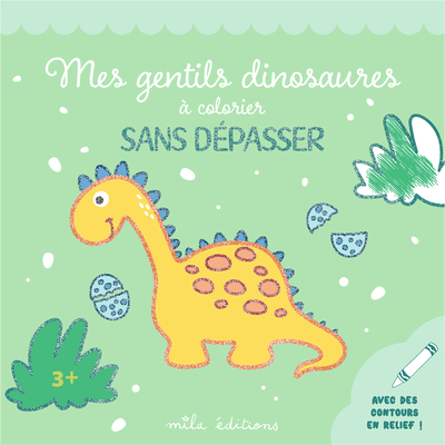 Picture of Mes gentils dinosaures à colorier sans dépasser