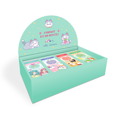 Image de PLV comptoir pleine - Mes petites cartes à colorier - 20 exemplaires