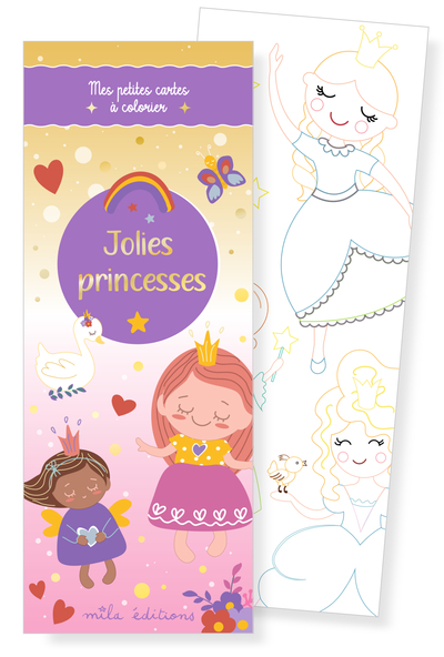 Image de Jolies princesses - Mes petites cartes à colorier