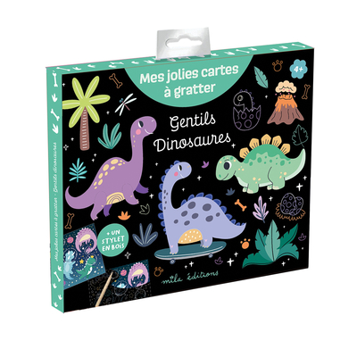 Image de Gentils dinosaures - Mes jolies cartes à gratter