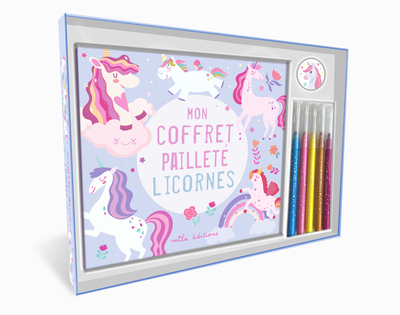 Image de Mon coffret pailleté - Licornes