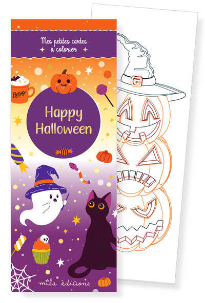Picture of Happy Halloween - Mes petites cartes à colorier