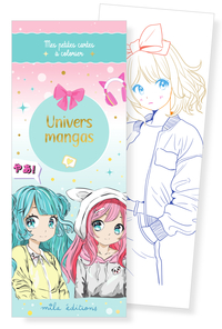Image de Univers mangas - Mes petites cartes à colorier