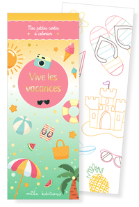 Image de Vive les vacances - Mes petites cartes à colorier