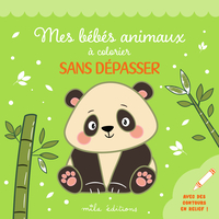 Image de Mes bébés animaux à colorier sans dépasser