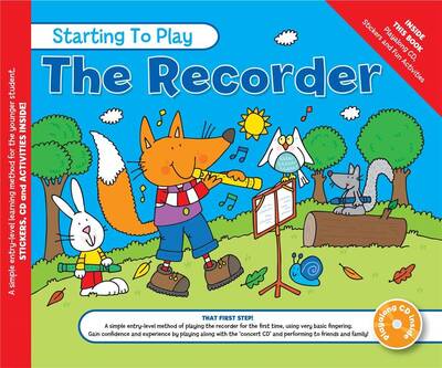 Picture of MUSIC FOR KIDS: STARTING TO PLAY THE RECORDER BOOK & CD +CD