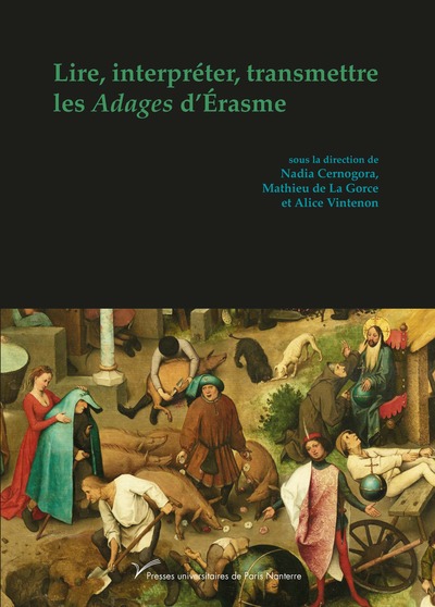 Image de Lire, interpréter, transmettre les Adages d'Érasme