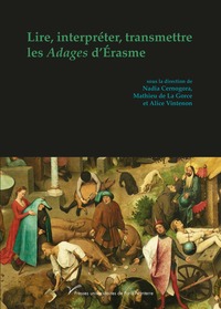 Image de Lire, interpréter, transmettre les Adages d'Érasme
