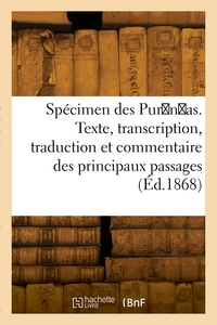 Picture of Spécimen des Puran as