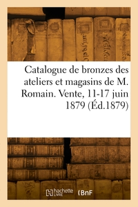 Picture of Catalogue de bronzes d'art et d'ameublement des ateliers et magasins de M. Romain