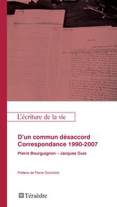 Image de D'un commun désacord. Correspondance 1990-2007