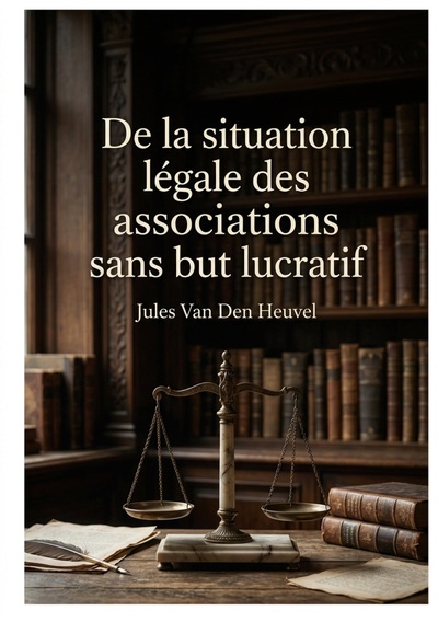 Picture of De la situation légale des associations sans but lucratif