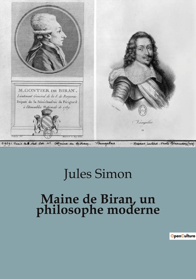 Picture of Maine de Biran, un philosophe moderne