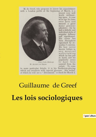 Picture of Les lois sociologiques