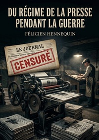 Image de Du régime de la presse pendant la guerre