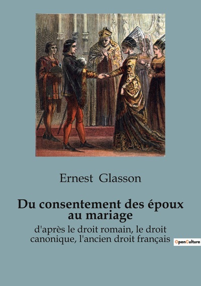 Picture of Du consentement des époux au mariage