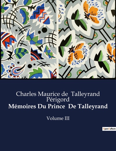 Picture of Mémoires Du Prince  De Talleyrand