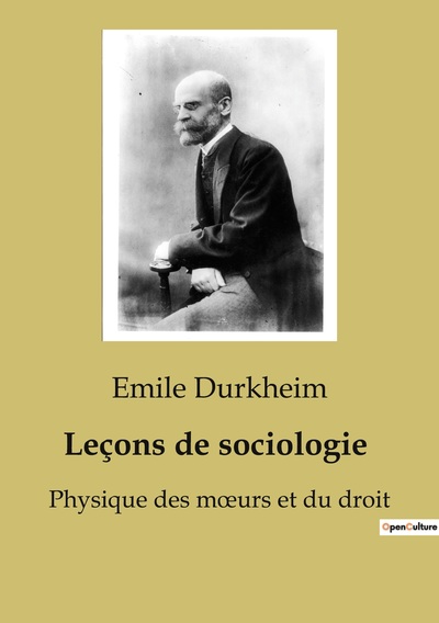 Picture of Leçons de sociologie