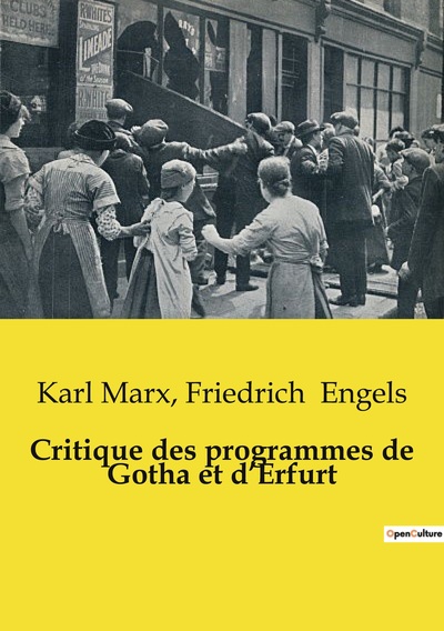 Picture of Critique des programmes de Gotha et d'Erfurt