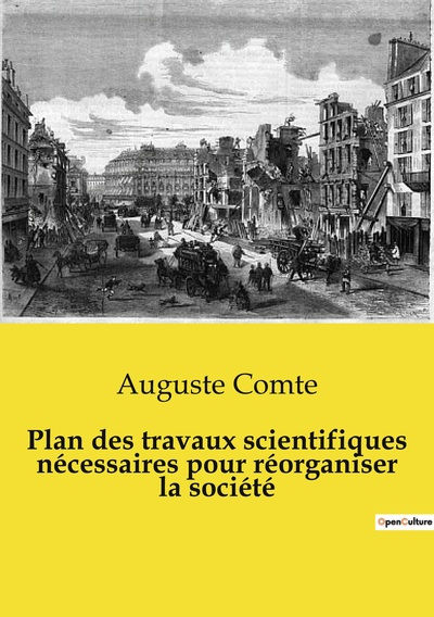 Picture of Plan des travaux scientifiques nécessaires pour réorganiser la société