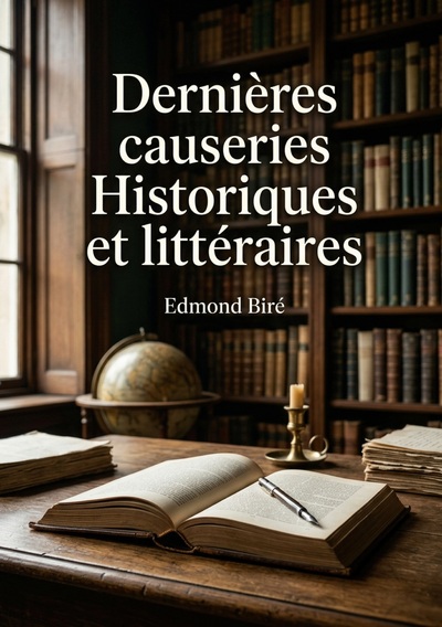 Image de Dernières causeries Historiques et littéraires