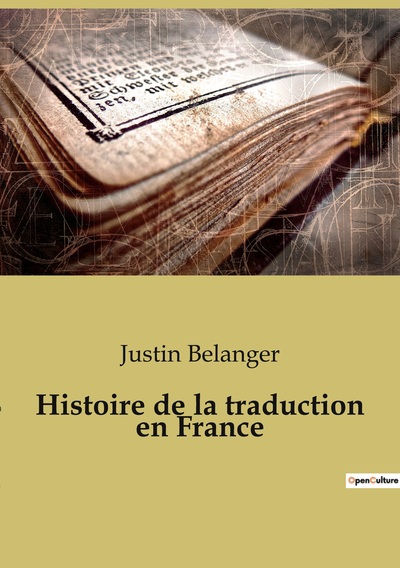 Picture of Histoire de la traduction en France
