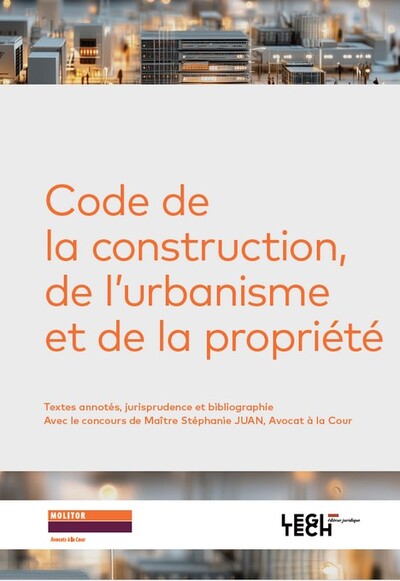 Picture of Code de la construction, de l'urbanisme et de la propriété