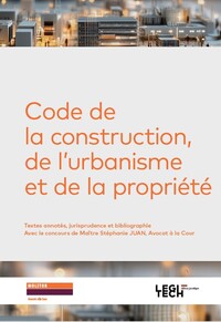 Picture of Code de la construction, de l'urbanisme et de la propriété