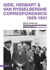 Image de Gide, Herbart & Van Rysselberghe. Correspondance 1929-1951