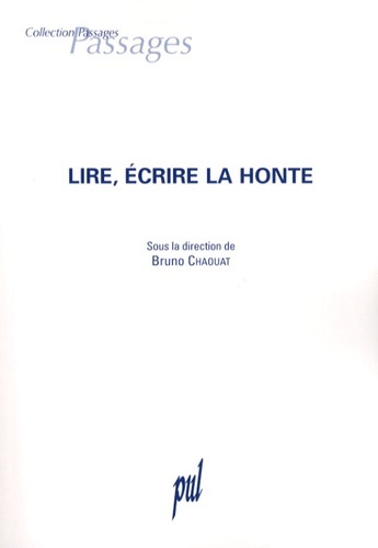 Image de Lire, écrire la honte