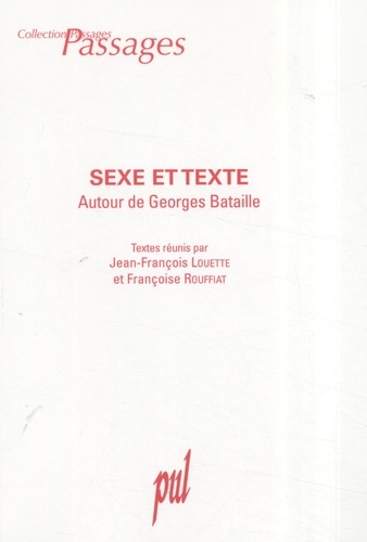 Picture of Sexe et texte