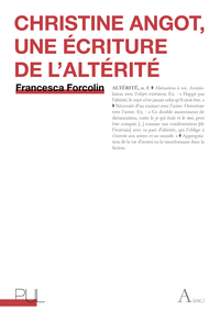 Image de Christine Angot, une écriture de l'altérité