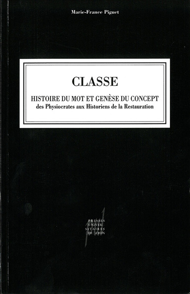 Image de Classe, histoire du mot et genèse du concept