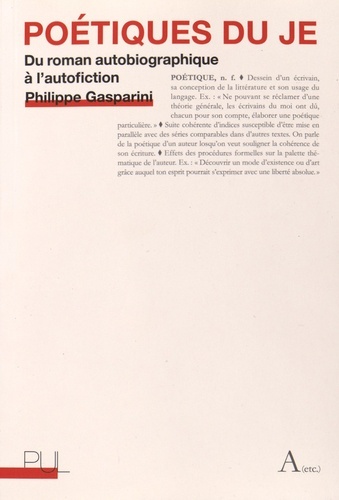 Image de Poétiques du je