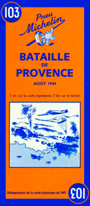 Picture of Carte Bataille de Provence - août 1944 / Battle of Provence - August 1944