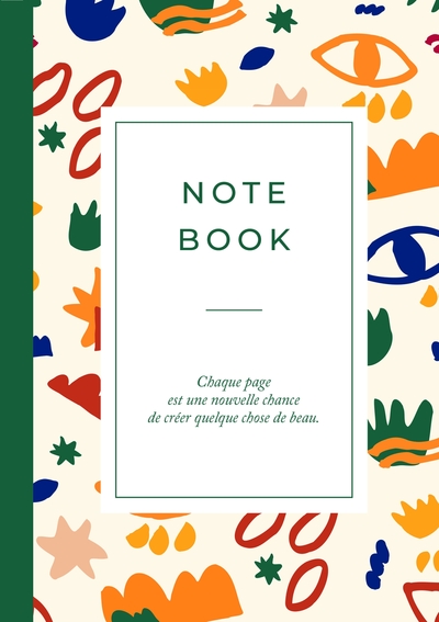 Image de Carnet motifs Coloré