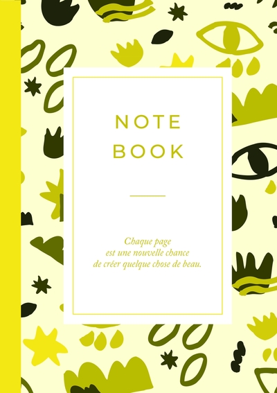 Image de Carnet motifs Jaune