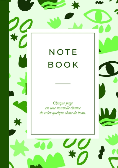 Image de Carnet motifs Vert