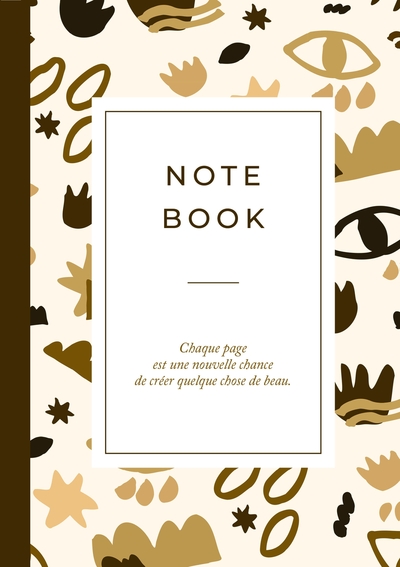 Image de Carnet motifs Marron