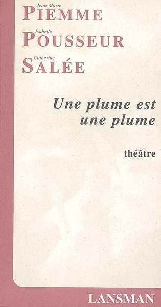 Picture of UNE PLUME EST UNE PLUME