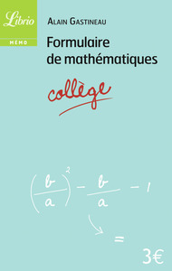 Image de Formulaire de mathématiques-collège