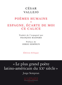 Picture of Poèmes humains et Espagne, écarte de moi ce calice
