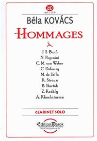 Picture of BELA KOVACS - HOMMAGES A JOHANN SEBASTIAN BACH - CLARINETTE
