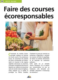 Image de FAIRE DES COURSES ECORESPONSABLES
