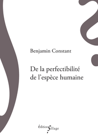 Image de De la perfectibilité de l'espèce humaine